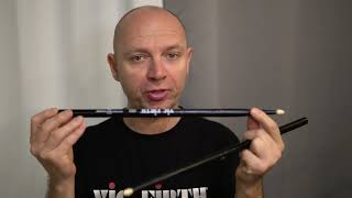 Video thumbnail for Peter Szendofi Reviewed American Classic 5B Black Sticks. by Vic Firth