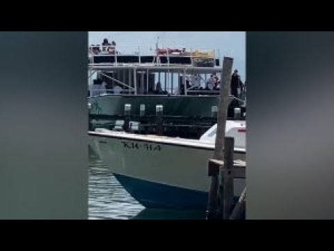 Cops Crash Boat Party in Belize City