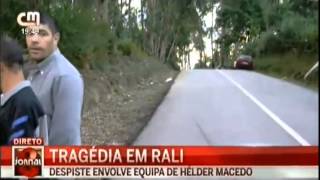 preview picture of video 'Acidente no Rally de Guimarães vitima duas pessoas da Trofa'