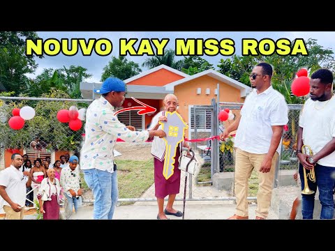 Waw😍Miss Rosa Fenk Antre Nan Nouvo Kay Li A, Gad Kijan Mr Toussaint Fè Kè Miss Rosa Kontan