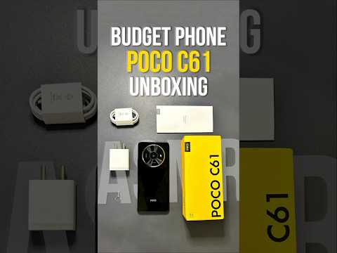 Poco C61 | Best budget phone | Under 6K #asmrunboxing