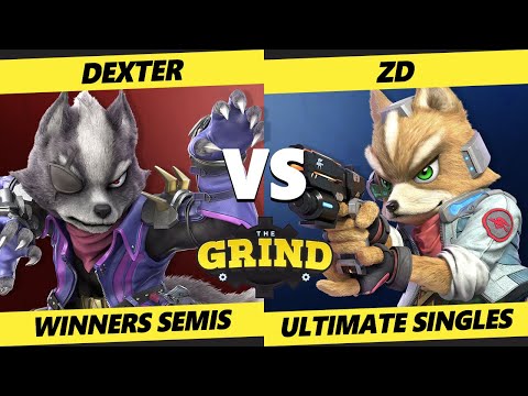 The Grind 146 Winners Semis - Dexter (Wolf) vs. ZD (Fox) Smash Ultimate - SSBU