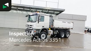 Mercedes-Benz Actros 3351 6X6 9m3 Meiller 3-side tipper Big-Axle Steelsuspensi dump truck | Image 4 - Autoline