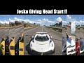 MEGA BOOSTED Jesko Giving Headstart To Hypercars Forza Horizon 5 1 MILE DRAG RACE BATTLES