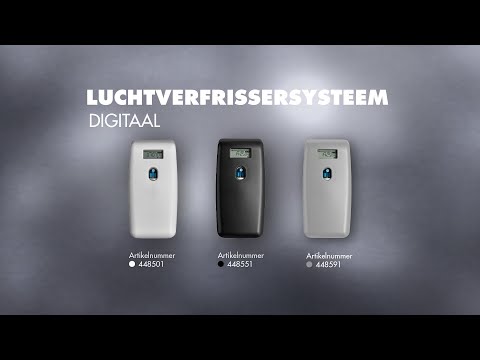 Luchtverfrisserdispenser Quartzline Q23 spray zwart 448551