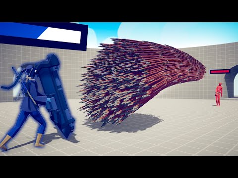 NINJA MIRROR SHIELD vs EVERY GOD - TABS | Totally Accurate Battle Simulator 2023