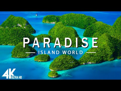 FLYING OVER PARADISE (4K UHD) - Relaxing Music Along With Beautiful Nature Videos - 4K Video UltraHD