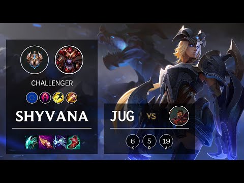Shyvana Jungle vs Graves - EUW Challenger Patch 11.1