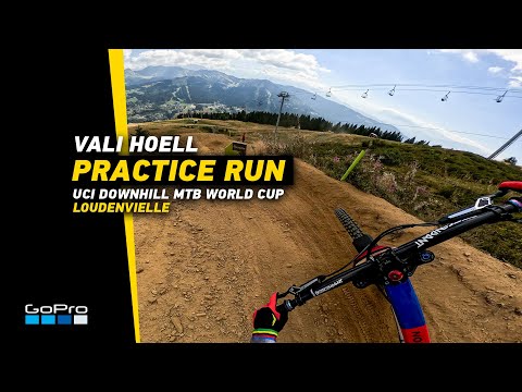 GoPro: Vali Hoell Practice Run with HERO12 Black in LES GETS | 2023 UCI Downhill MTB World Cup