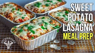 Budget Sweet Potato Lasagna Meal Prep / Lasaña Economica de Batata y Pavo