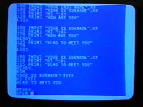 C64 Training Video, Chapter 6: Putting programs to work