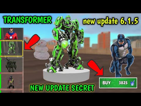 Rope Hero Vice Town New Update 6.1.5 | Rope Hero Vice Town | Rope Hero New Transformer Update