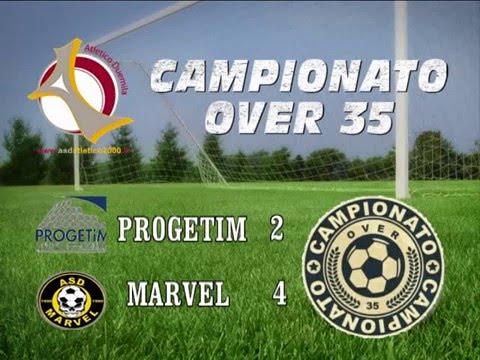 CAMPIONATO OVER 35 - SERIE A 2^ GIORNATA - GRUPPO PROGETIM VS MARVEL 2 - 4