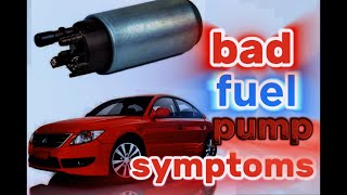 11 Common Bad Fuel Pump Symptoms​ and Repair Options