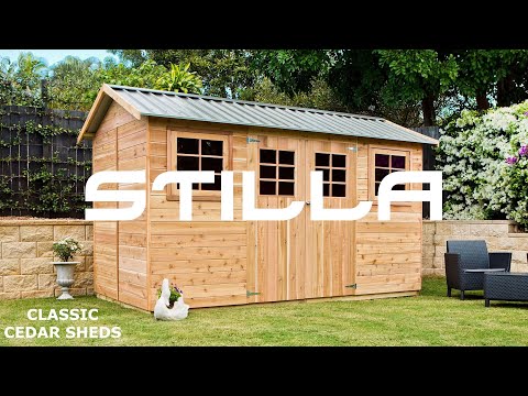 Stilla Classic Cedar Sheds