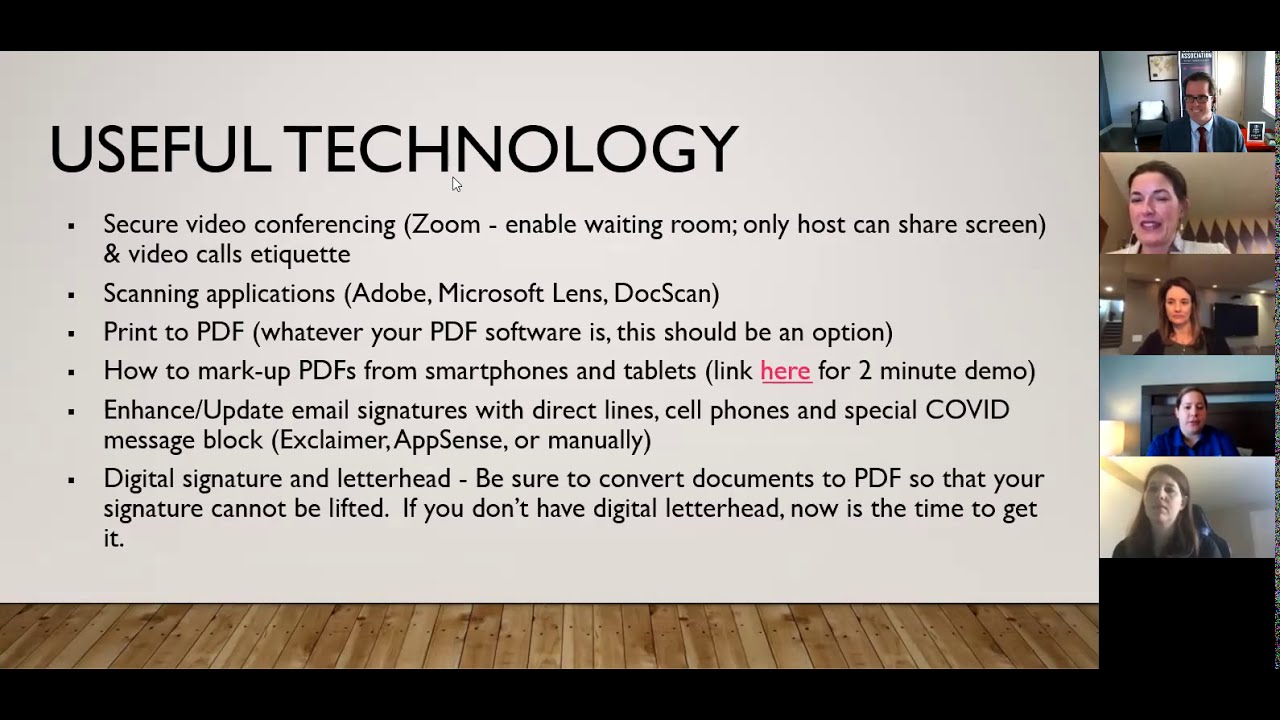 Effective Working From Home and Utilizing Legal Support Staff - 1.25 Hour CLE (Nebraska)