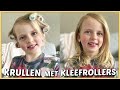 DE MEiSJES HAREN KRULLEN MET KLEEFROLLERS + HET RESULTAAT ? | Bellinga Vlog #2419