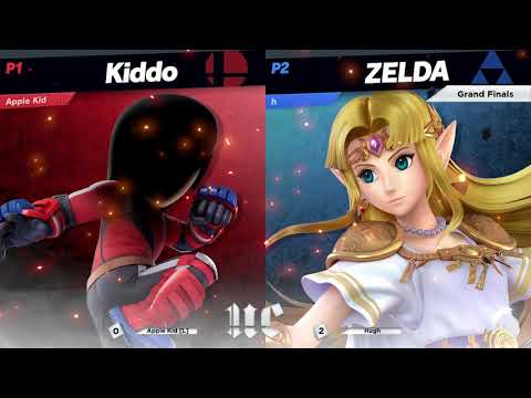 SSB202 Grand Finals - Apple Kid (Ness, Mii Brawler) [L] vs Hugh (Pokemon Trainer, Zelda)