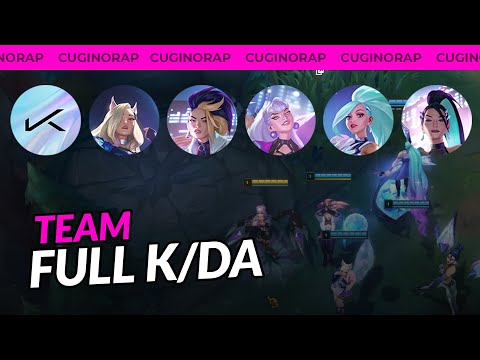 TEAM FULL K/DA ALL OUT ft. Cugina