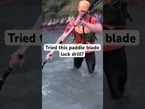 Paddle blade path technique drill for kayak or surfski. NO boat needed