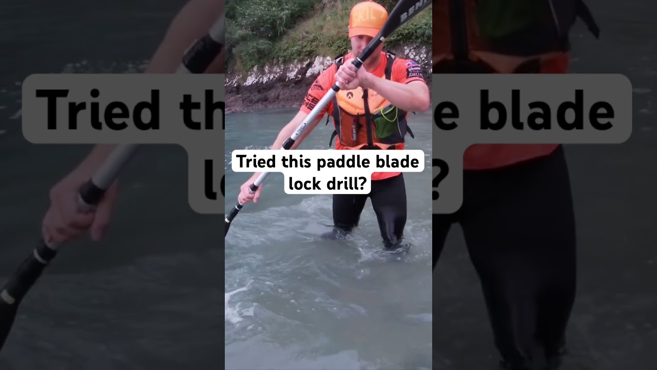Paddle blade path technique drill for kayak or surfski. NO boat needed