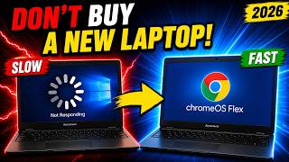 How to Install ChromeOS Flex on Any Old Laptop 2026 | Revive Your Slow