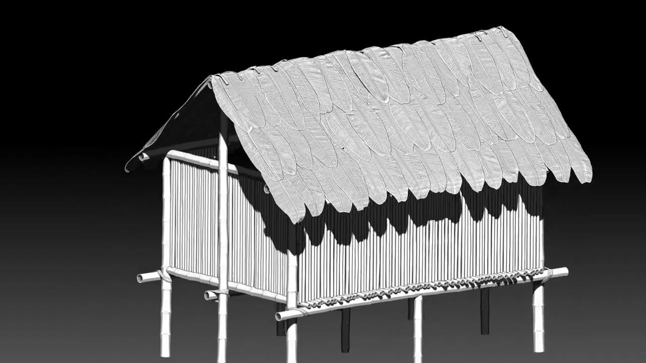 Jungle hut for 3d printing 3D Print Model