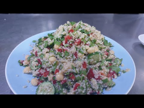 How to make Moroccan couscous salad try this easy and delicious recipe...