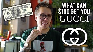 WHAT CAN $100 GET YOU FROM GUCCI?