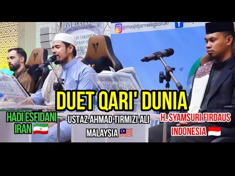 SPECTACULAR DUET OF IRANIAN QARI' 🇮🇷 Qari' 🇲🇾 AND Qari' 🇮🇩 AT THE INTERNATIONAL HAFLAH EVENT IN M...