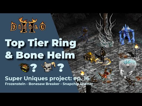 DIABLO 2 SUPER UNIQUES PROJECT EP. 16 - Assassin action in Ice Caves of Act 5!!