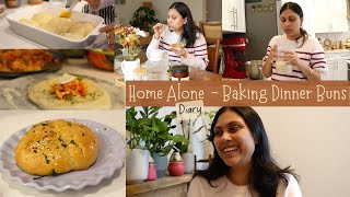 Home Alone Day in my Life - Baking Dinner Buns II My Peaceful corner