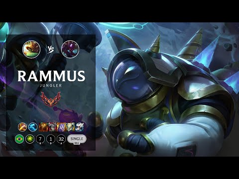 Rammus Jungle vs Kha'Zix - BR Grandmaster Patch 12.9