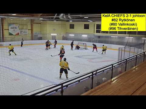 Maalikooste, KelA CHIEFS vs Mighty Pucks