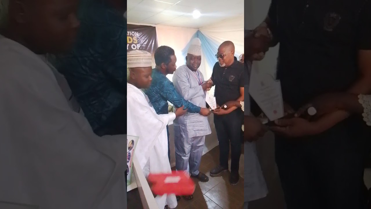 Engr Nurudeen Adeyemi aka ENACT, honored..