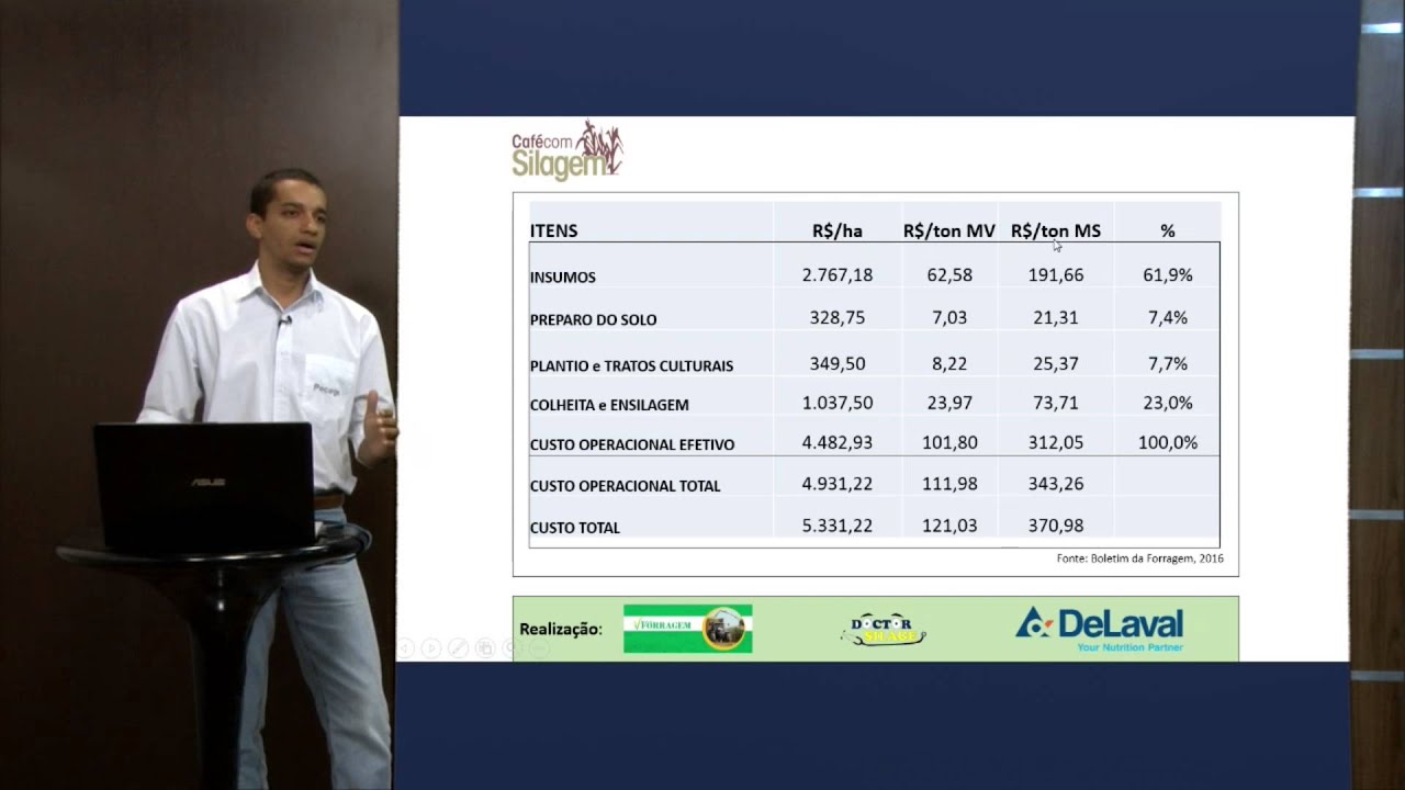 Custo de produção - Silagem de milho