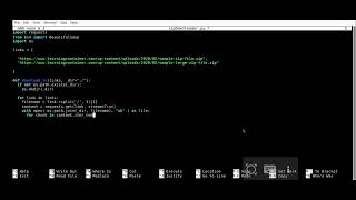 Download the video "Download zip file from url using requests and BeautifolSoup using python."