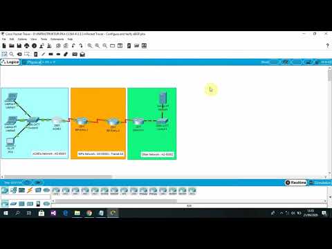 3.5.3.4 Packet Tracer   Configure and Verify eBGP (CCNA 4)