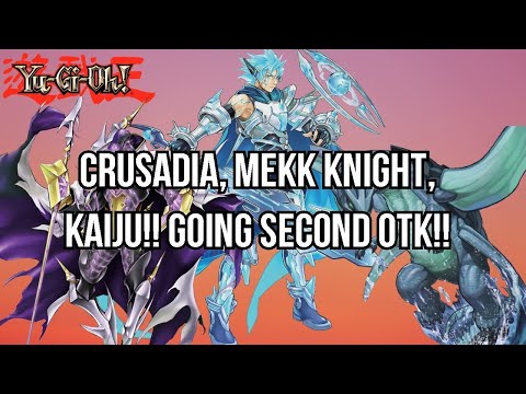 YU-GI-OH __Deck crusadia-Kaiju-mekk knight OTK !!!