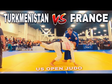 ABASOV (TURKMENISTAN) vs PLANTARD (FRANCE) USopen JUDO