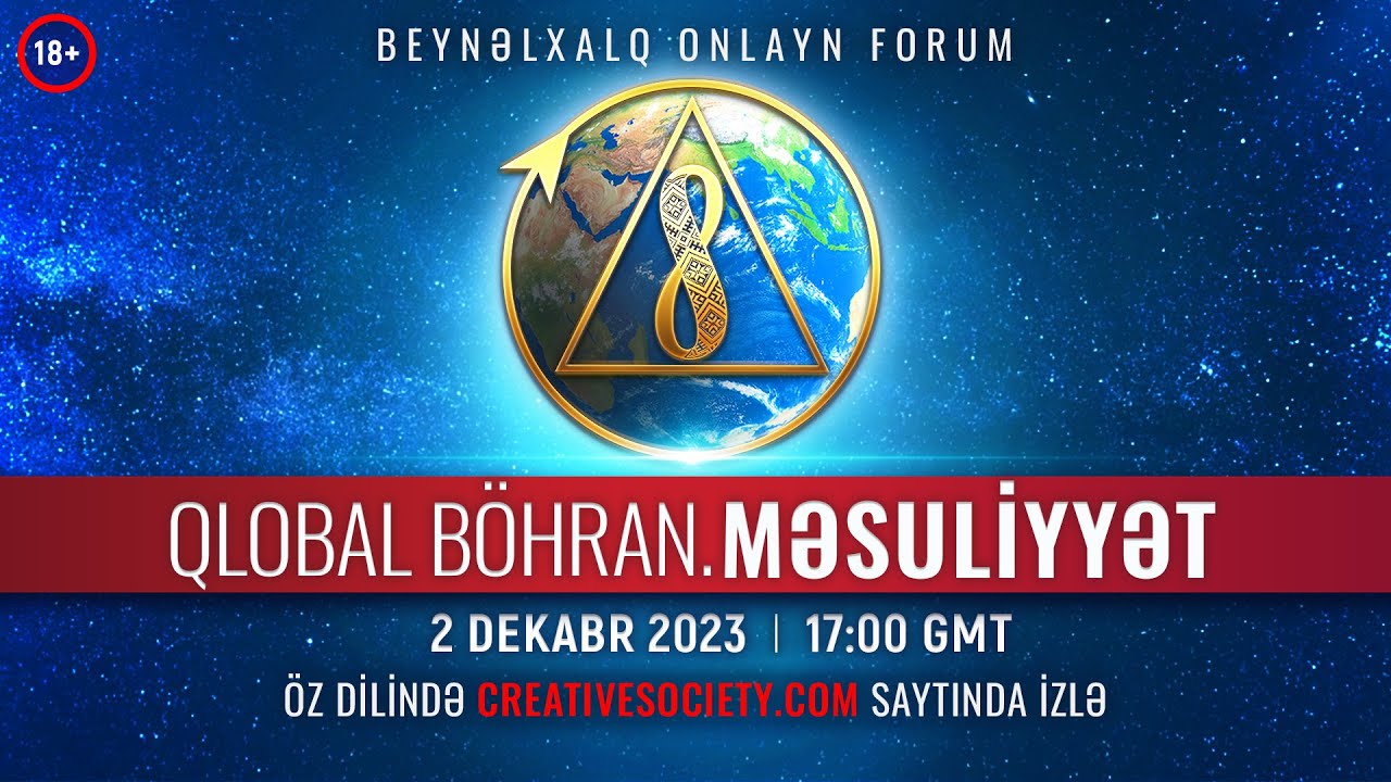 Qlobal böhran. Məsuliyyət | Beynəlxalq onlayn forum. 2 dekabr 2023-cü il.