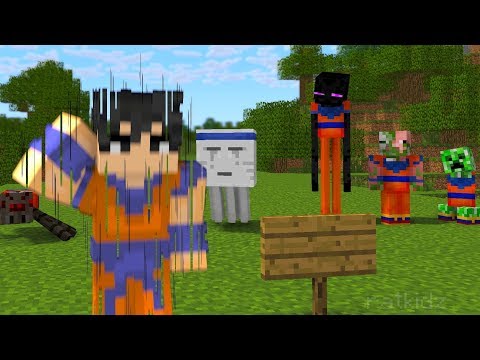 ratkidz - Monster School : Dragon Ball Z Challenge - Instant Transmission - Minecraft Animation