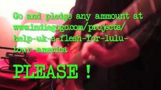 Flesh for LuLu in rehersal at SURVIVAL STUDIOS, London