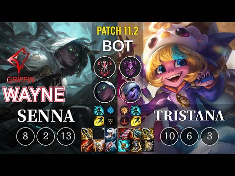 GRF Wayne Senna vs Tristana Bot - KR Patch 11.2