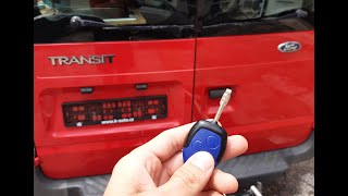 Ford Transit Blue key battery change
