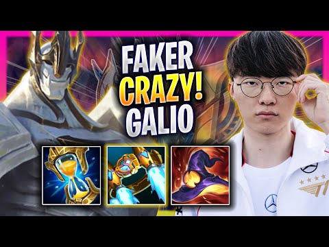 FAKER CRAZY GAME WITH GALIO! - T1 Faker Plays Galio MID vs Urgot! | Bootcamp 2024