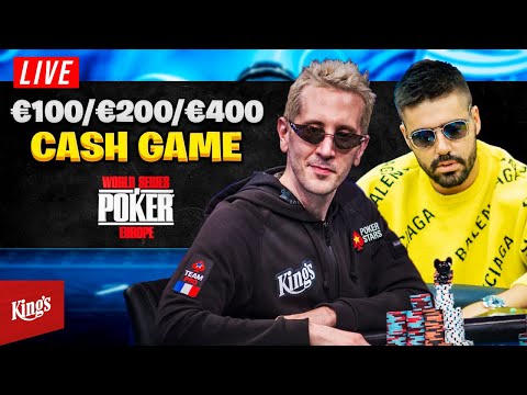 €100/€200/€400 High Stakes Poker Cash Game - Yoh Viral Game with Elky