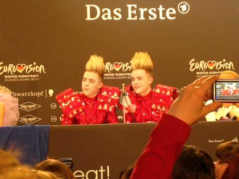 Jedward's Press Conference after the Eurovision Semi-Final