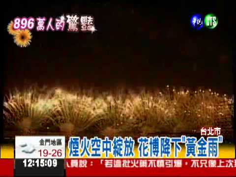 花博,再見了! 煙火秀精彩閉幕