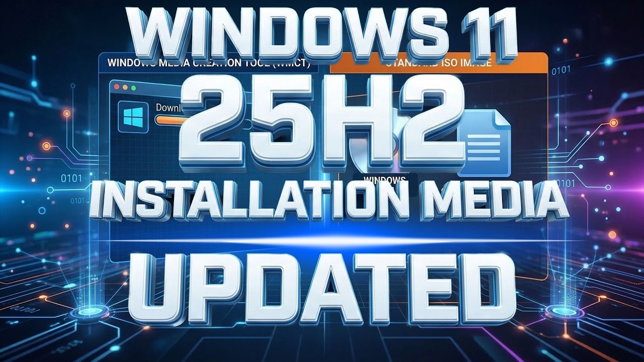 Windows 11 25H2 installation media has been updated!